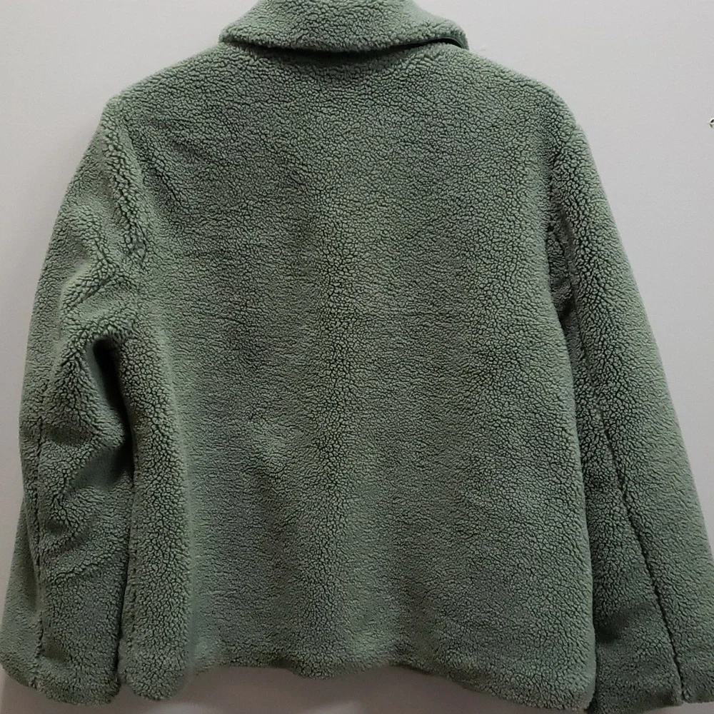 Rebecca Minkoff NWT "Harley" Oversized Snap-front Teddy Jacket, L - Picture 7 of 7